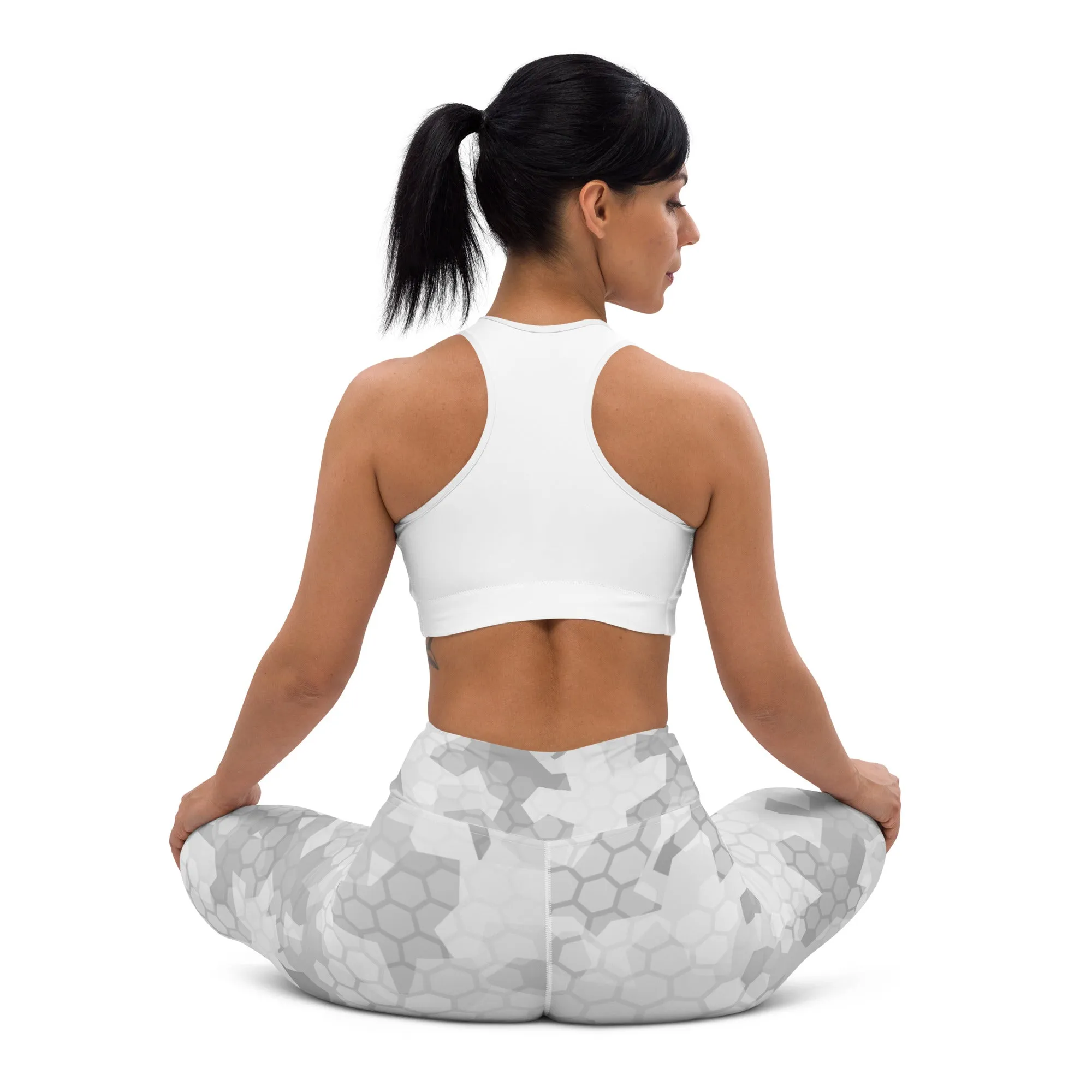 Arctic Shatter Yoga Leggings