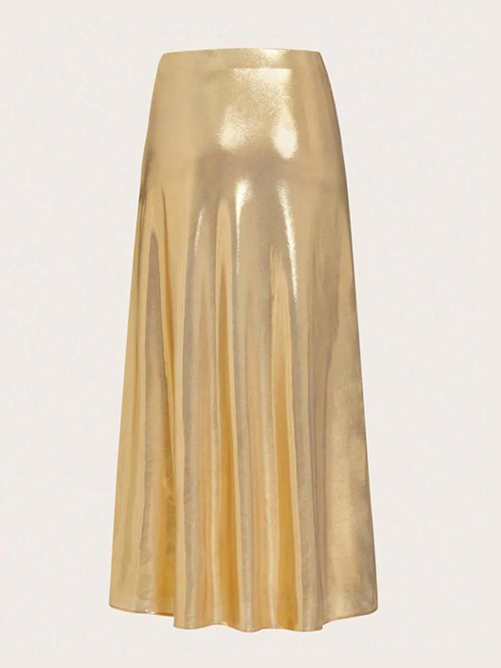 Ayaka Elastic Waistband Midi Skirt