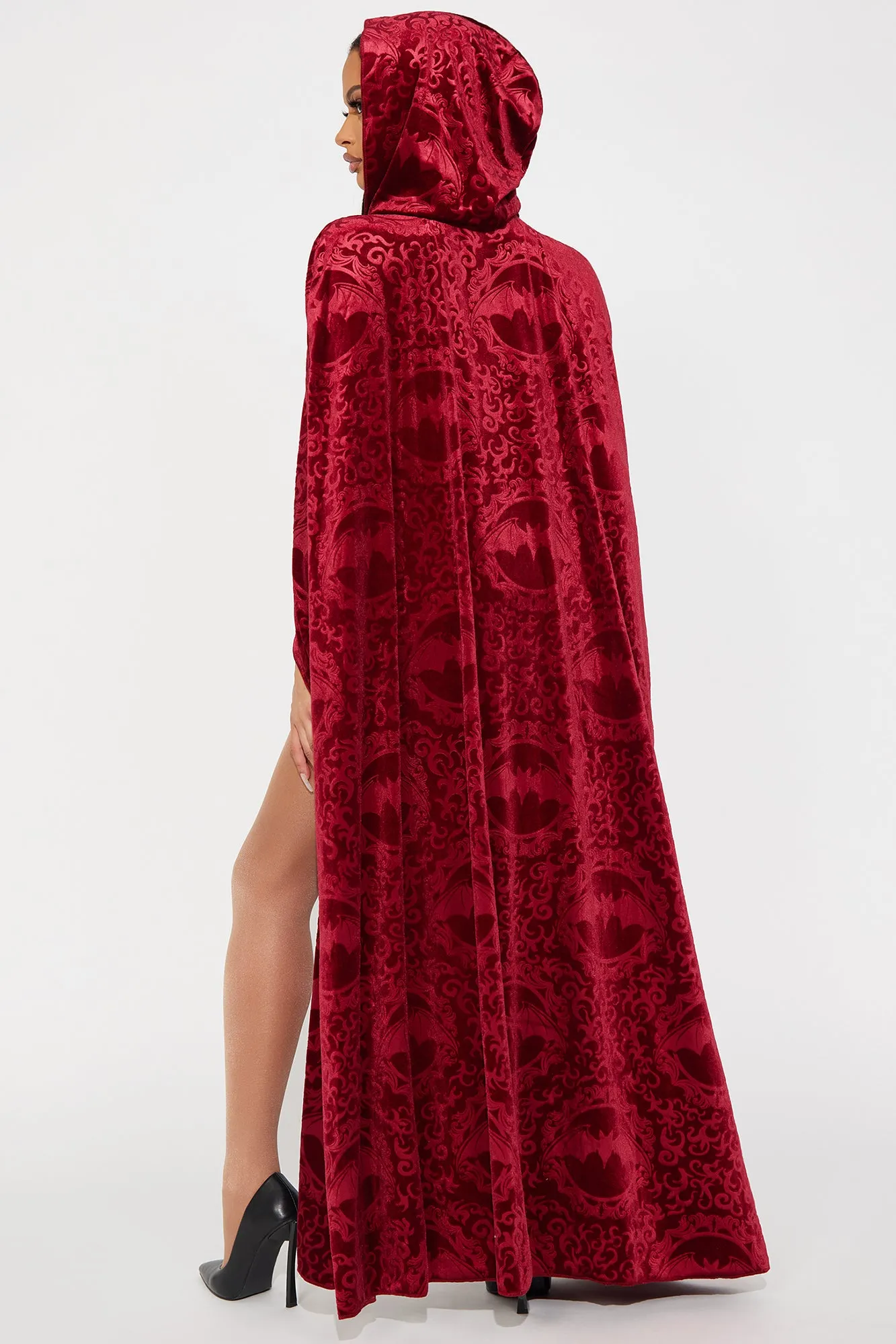 Batty Vampire 1 Piece Cape Costume - Red
