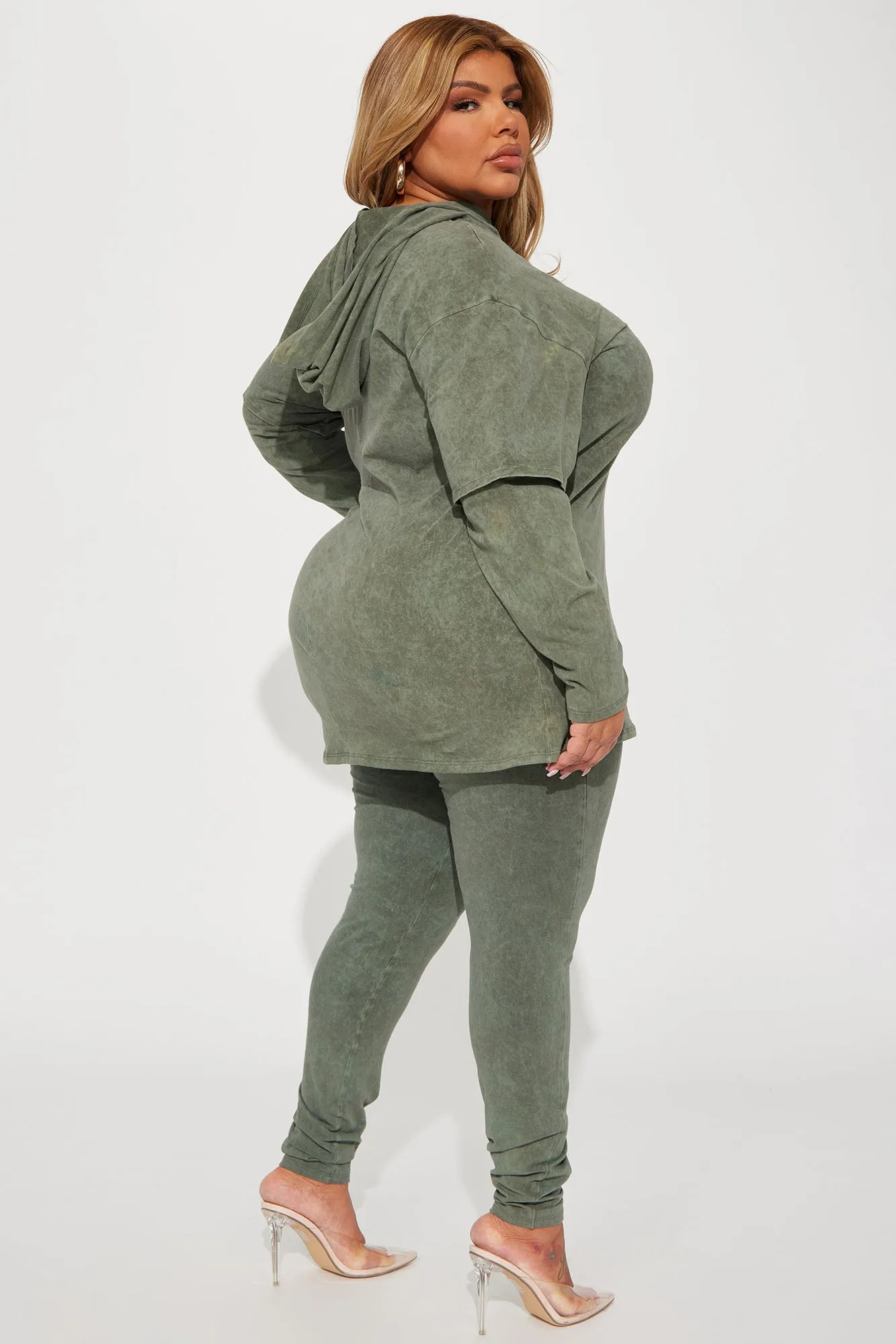 Be Real Legging Set - Olive