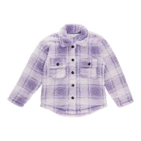 BELLA & BIRDIE Girl's Autumn Flair Sherpa Shacket