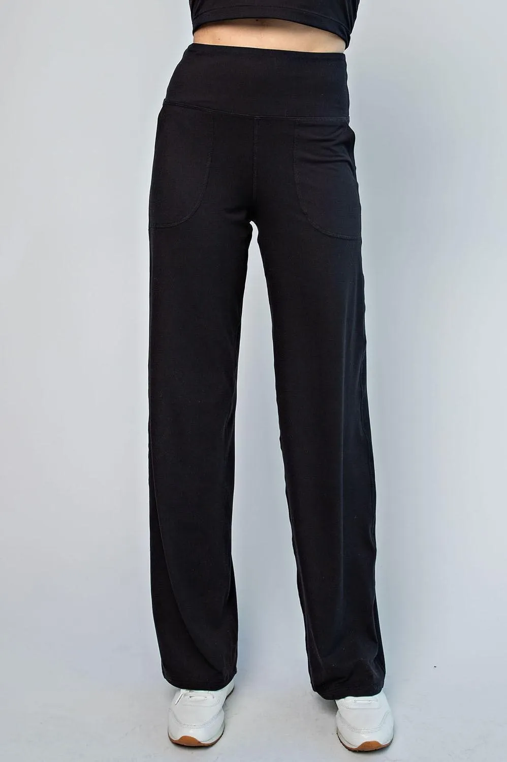 Black Straight Leggings