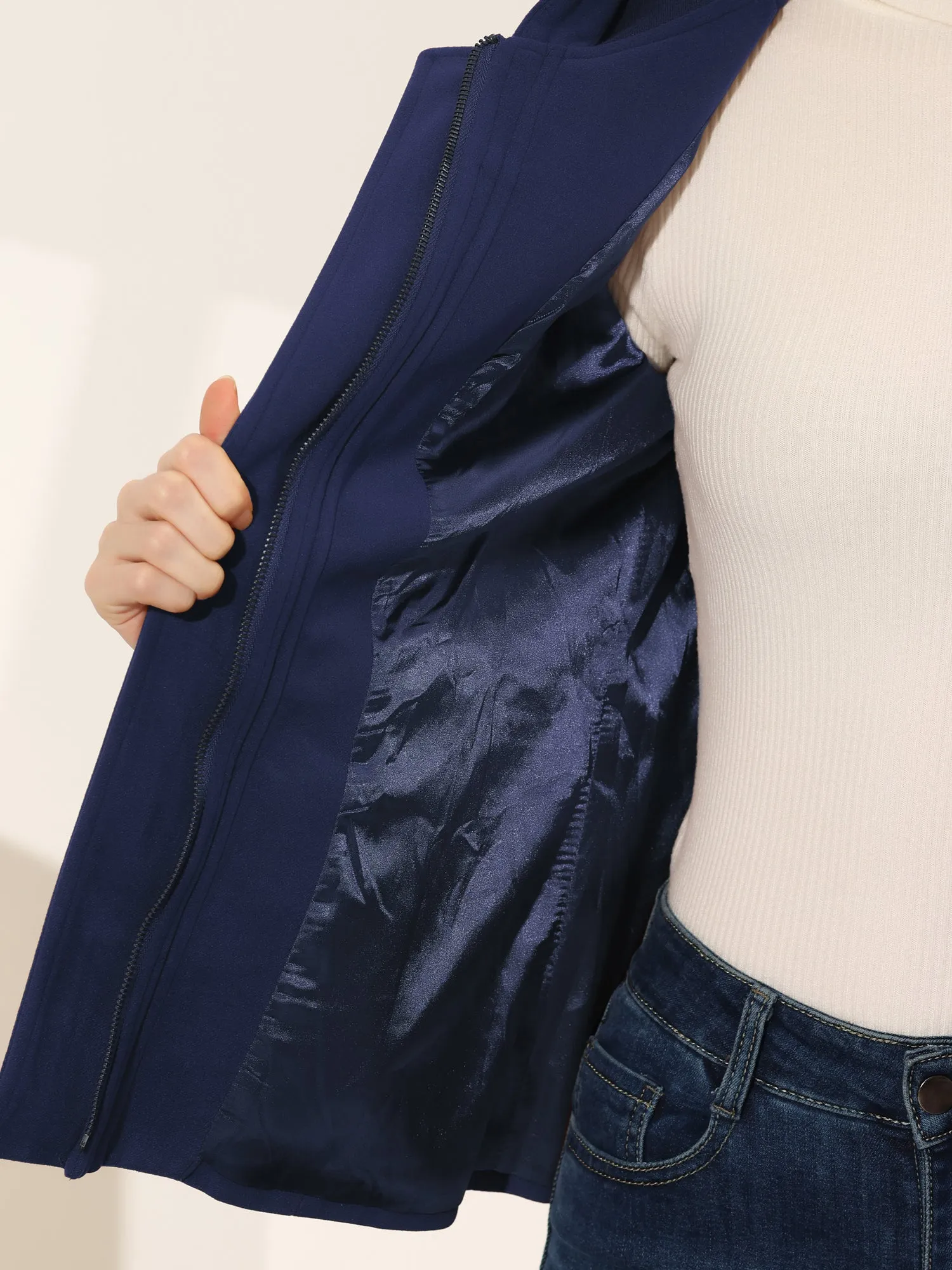Casual Winter Outwear Hooded Button Toggle Pea Coat