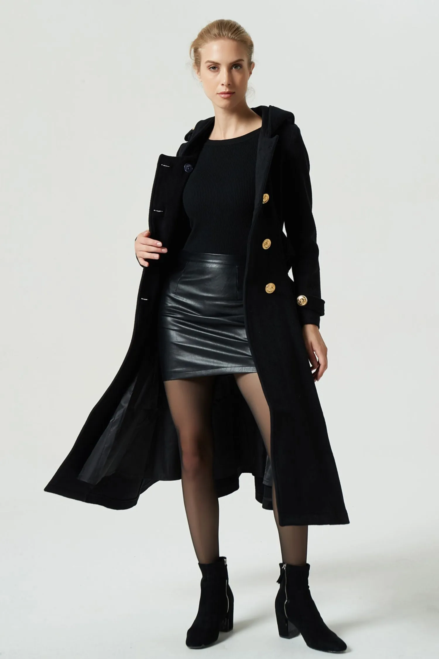 Double breasted military wool coat 1967#