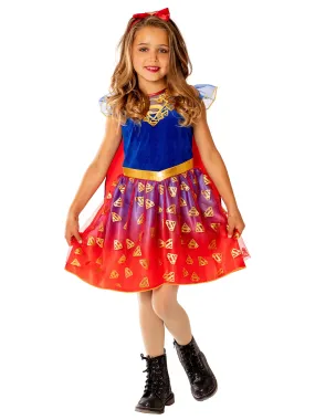 Girls Deluxe Supergirl DC Comics Superhero Costume