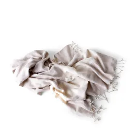 Handwoven Bag Blanket - Beige Diamond