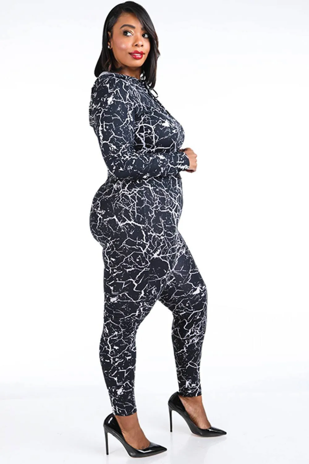 Hoodie Top & Leggings Set