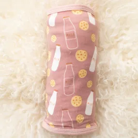 Milk N' Cookies Pink Swaddle