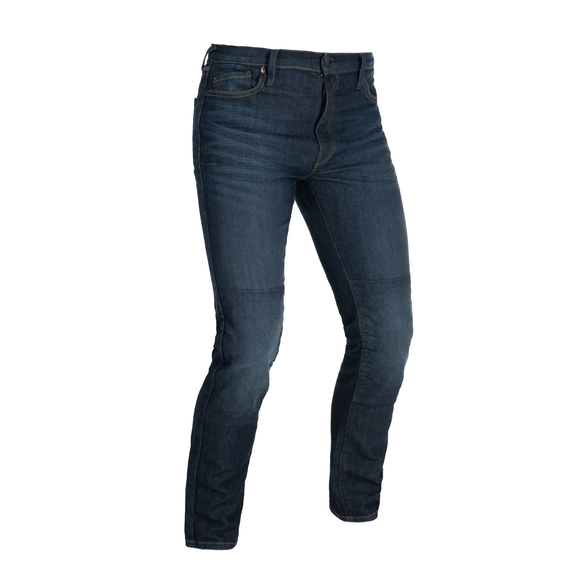 Oxford OA AAA Straight Men's Motorbike Jeans Dark Aged S L30