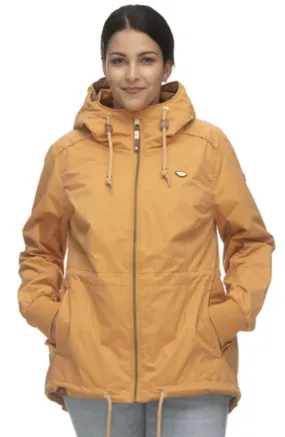 Ragwear Danka Rain Coat in Golden Rod