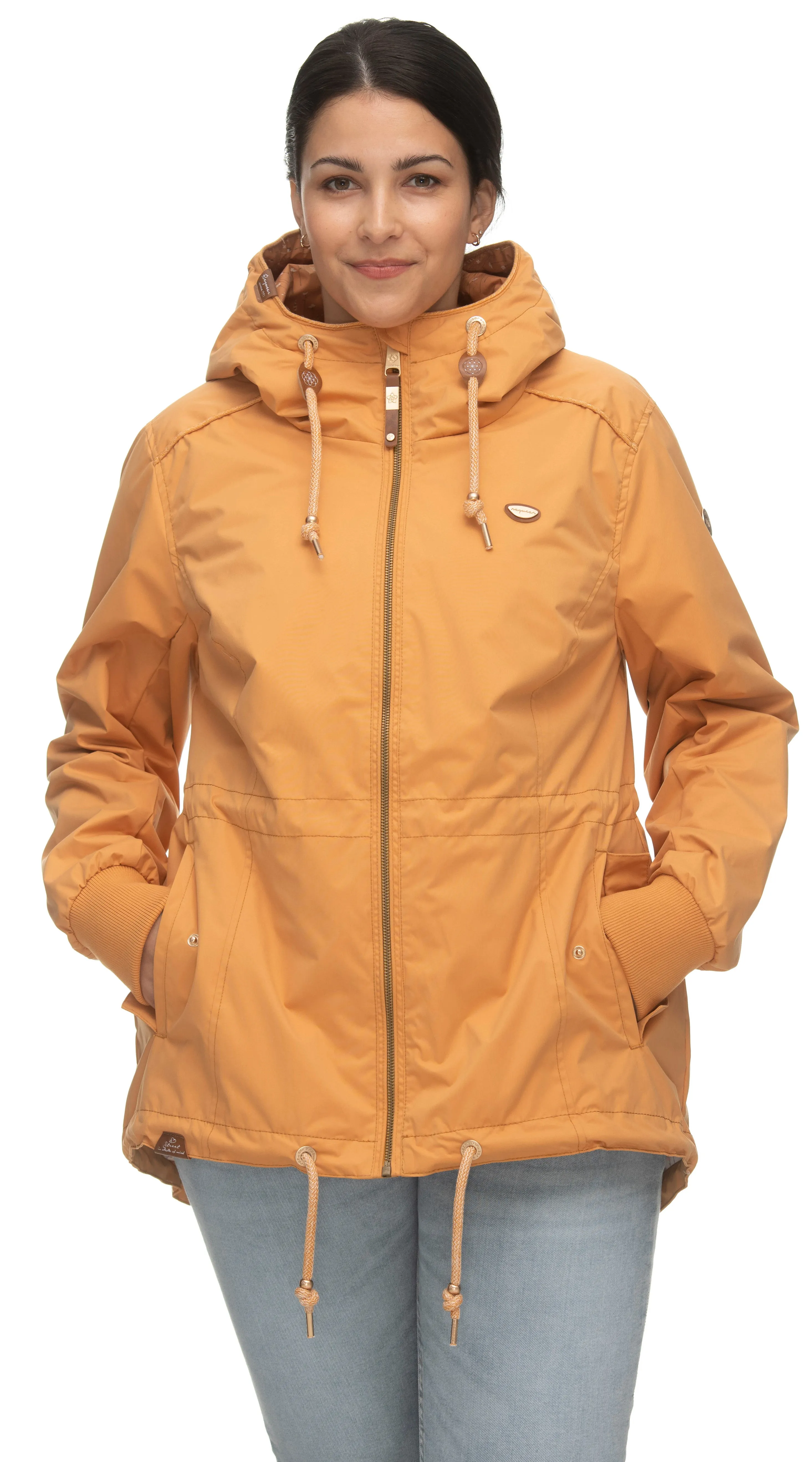 Ragwear Danka Rain Coat in Golden Rod