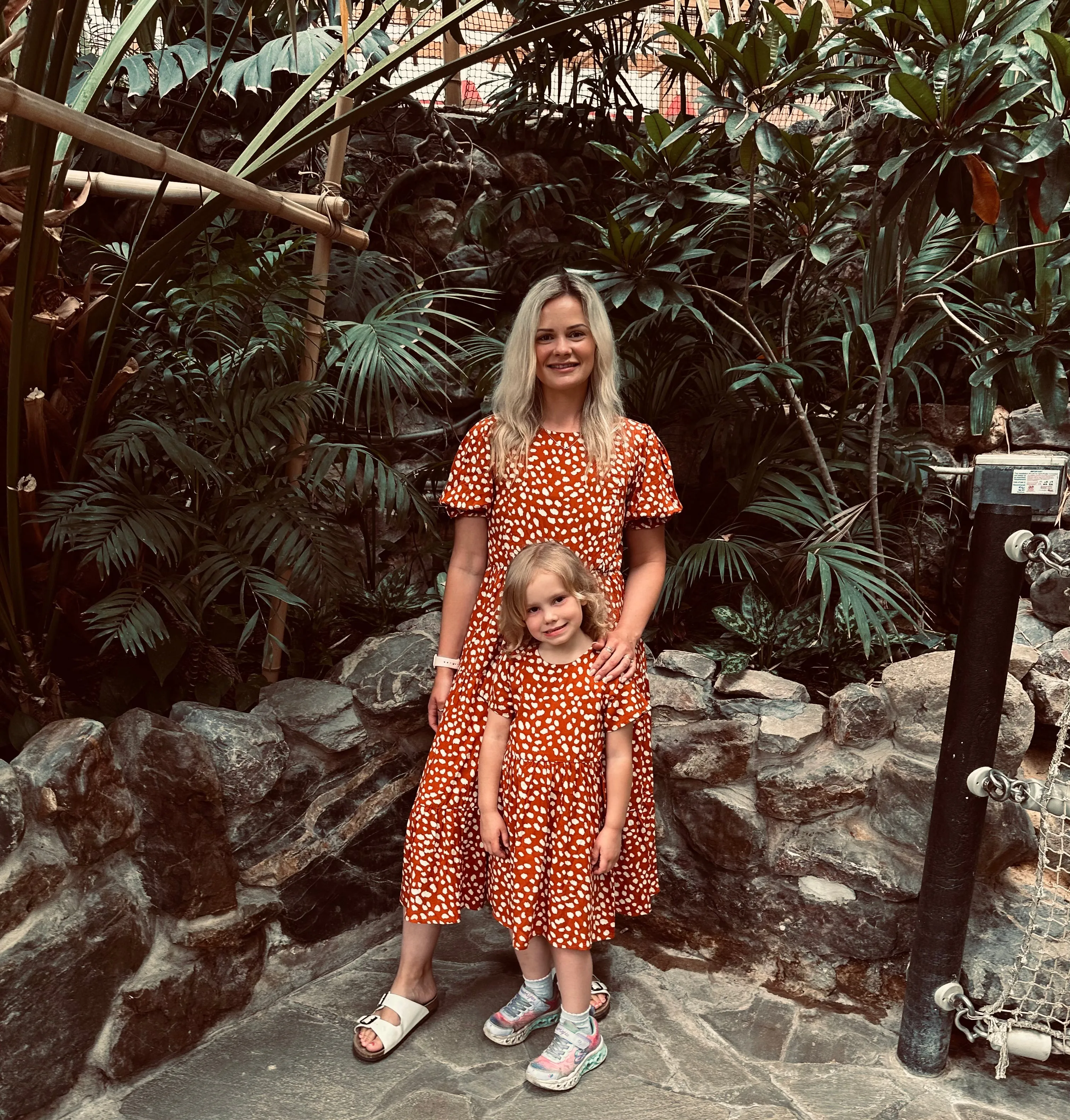 The Frankie Nursing Smock Dress - Fawn Print