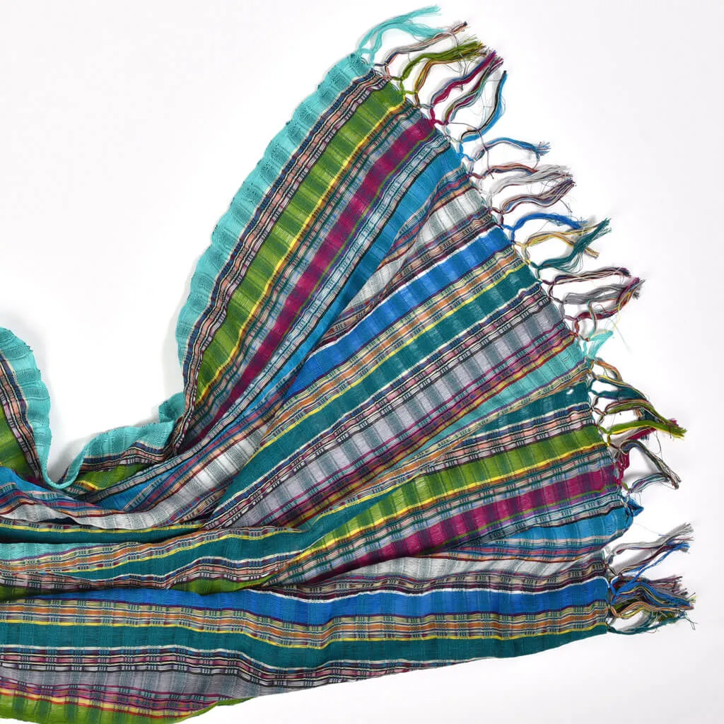 Windowpane Wraps | Turquoise Jewels