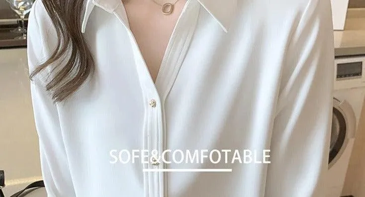 Worthy - long sleeves and V-Neck shirt & Tops