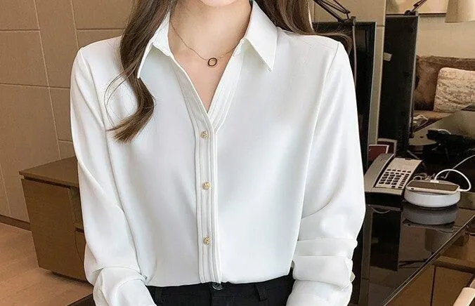 Worthy - long sleeves and V-Neck shirt & Tops
